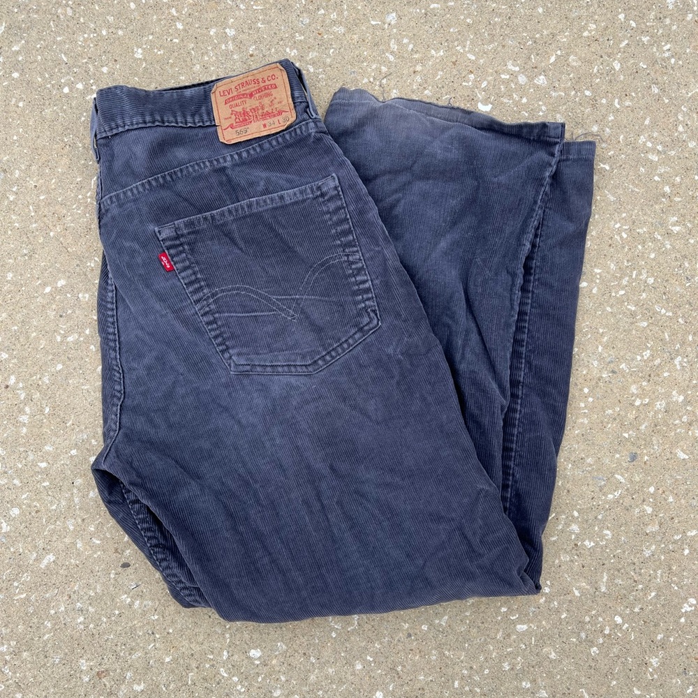 vintage levi’s corduroy baggy pants
